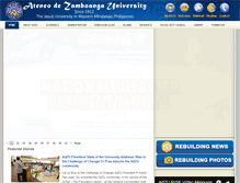 Tablet Screenshot of library.adzu.edu.ph